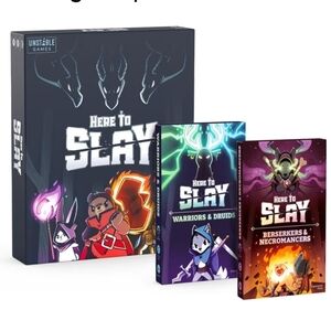 NWT Unstable Games Here to Slay Card Game - Fantasy Adventure Strategy Game